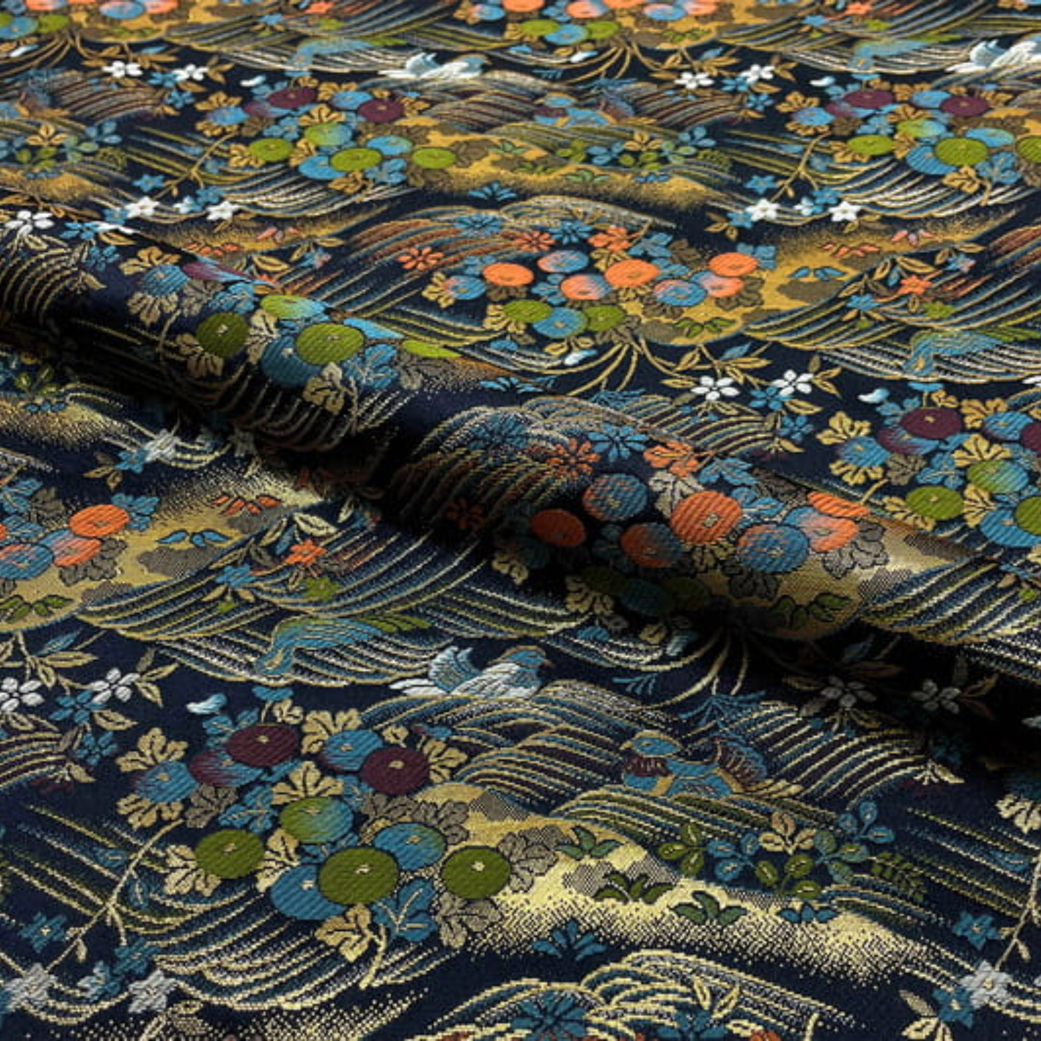 Ducks on Waves (Navy)