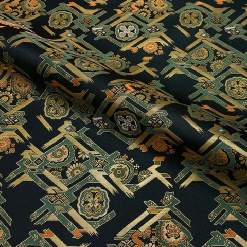 Floral Cypress Lattice Brocade (Sample)
