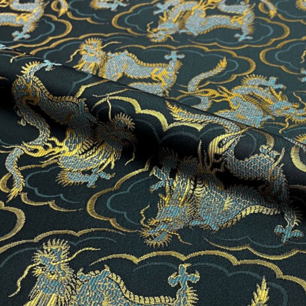 Flying Blue Dragon Motif
