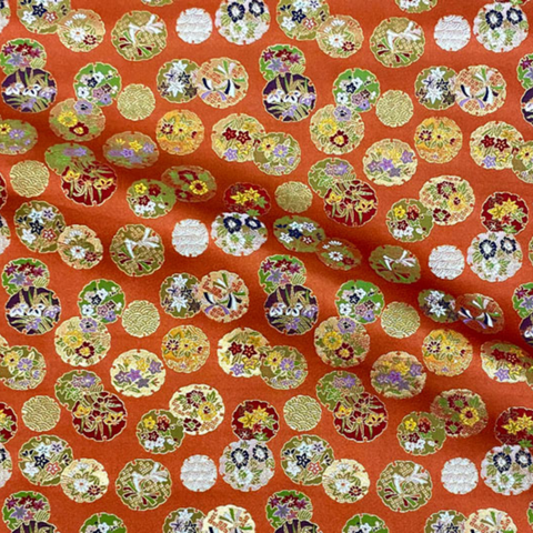 Floral & Grass Motif in Snow Rings (Sample)