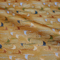Cranes Above Shimmering Waves