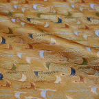 Cranes Above Shimmering Waves