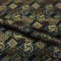 Dragon on Floral Diamond Pattern