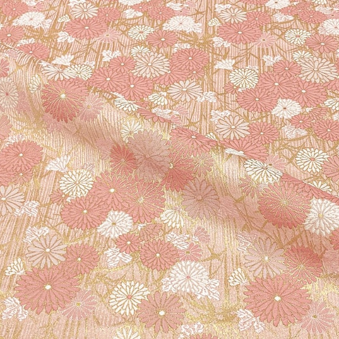Chrysanthemum & Bamboo Grass Motif (Sample)