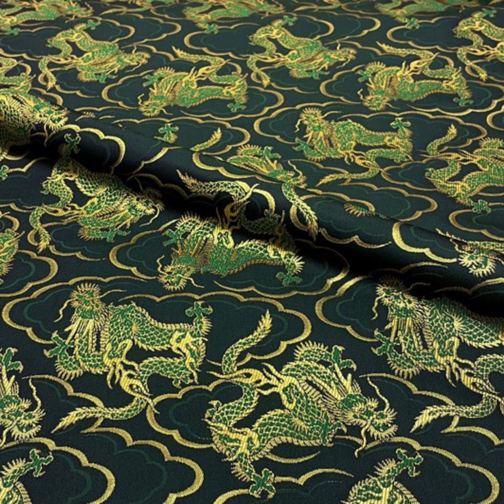 Flying Green Dragon Motif
