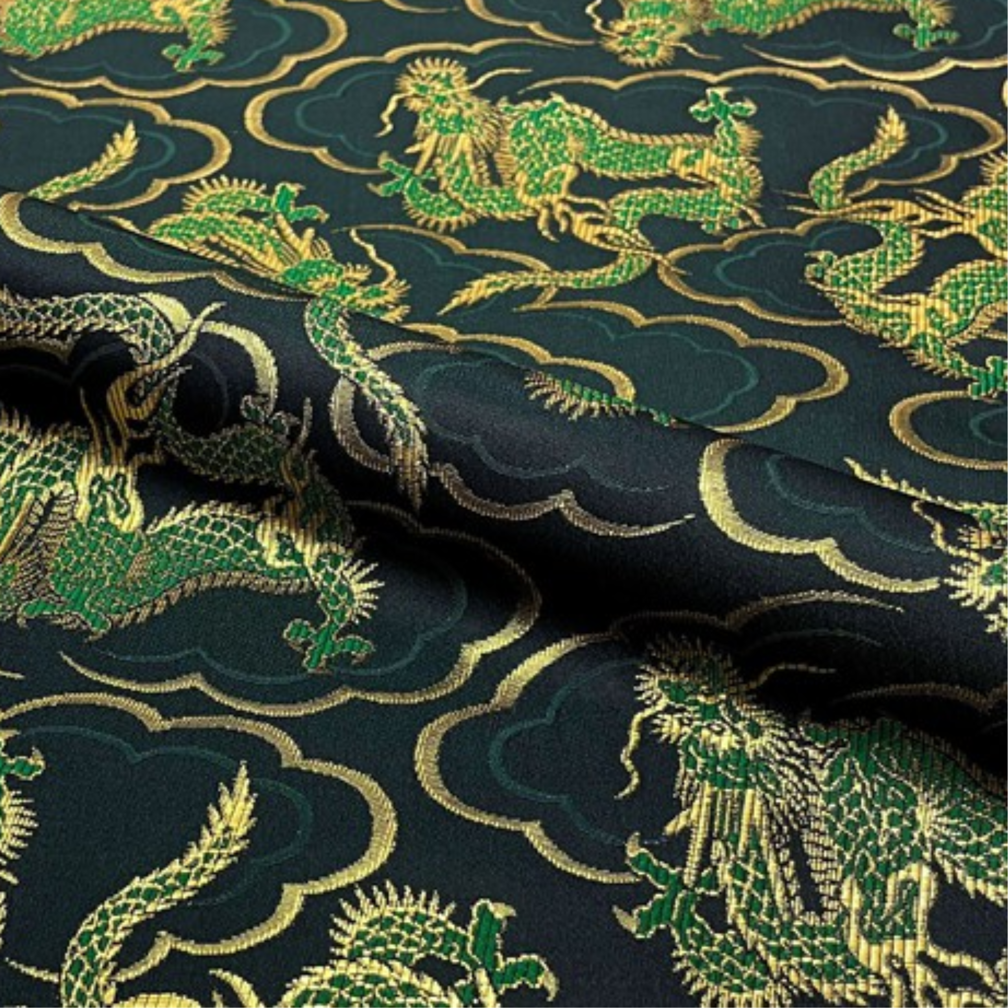 Flying Green Dragon Motif