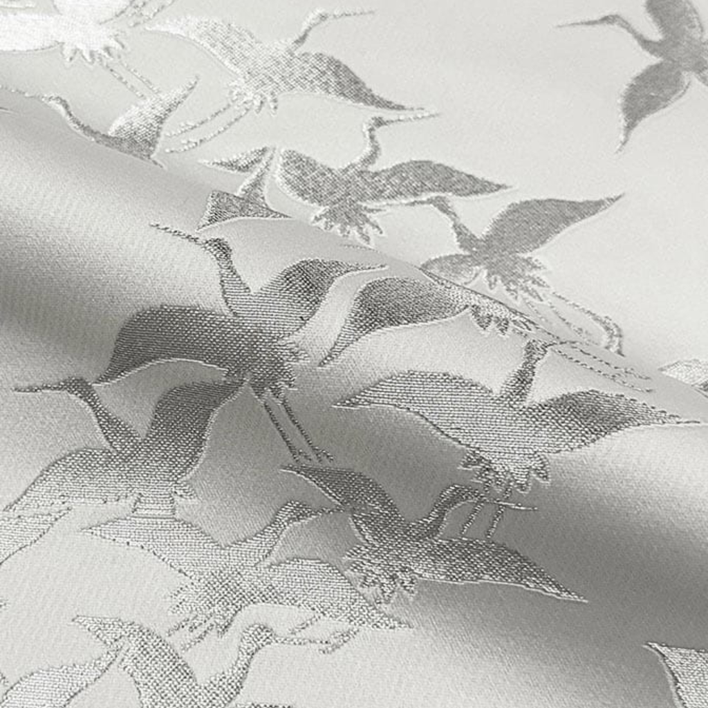 Flight of Auspicious Cranes (White)