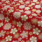 Sakura Small Pattern Brocade (Red)