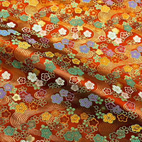 Flowing Water & Plum Blossom Motif (Sample)