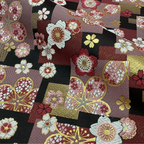 Sakura on Stone Pavement Motif (Red)