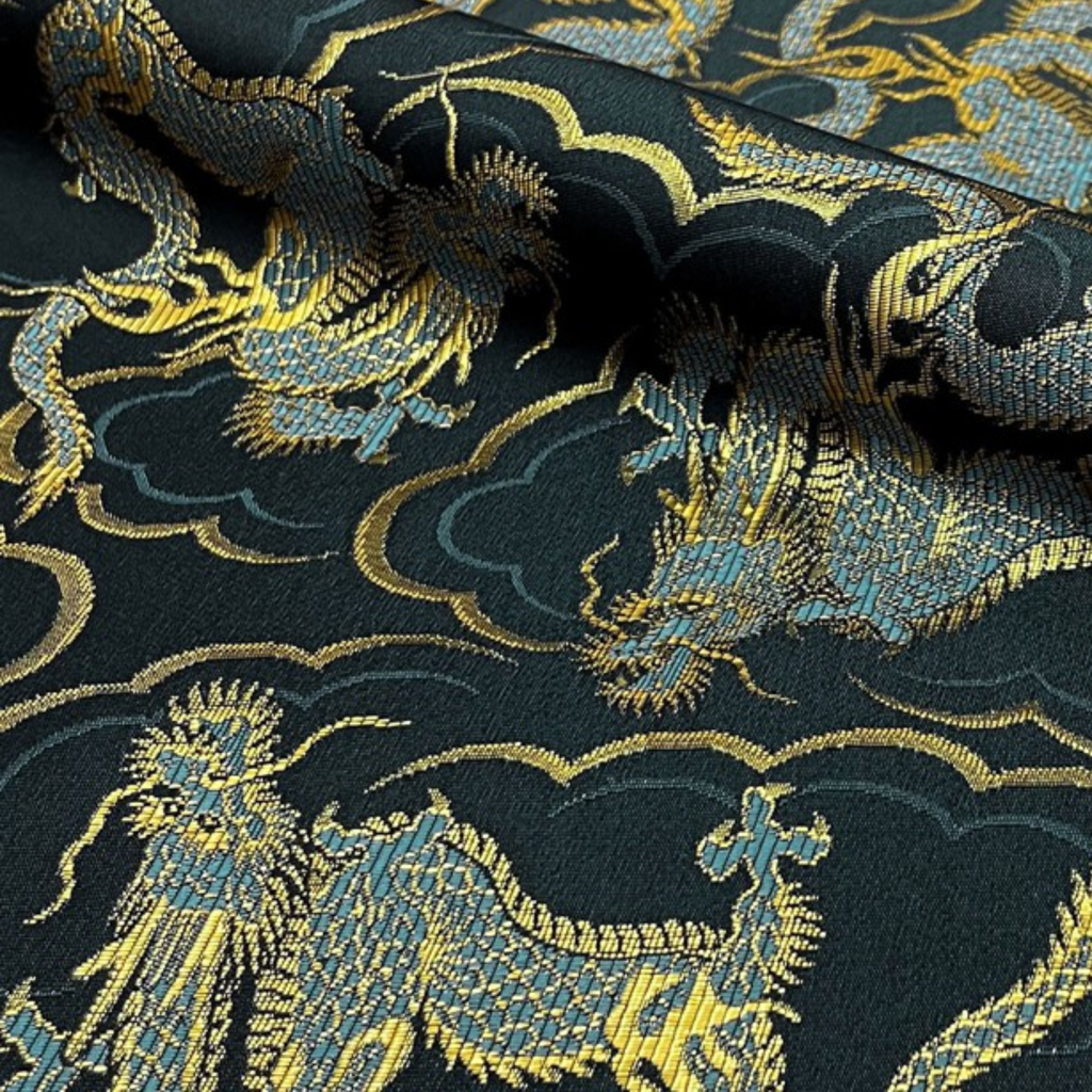 Flying Blue Dragon Motif