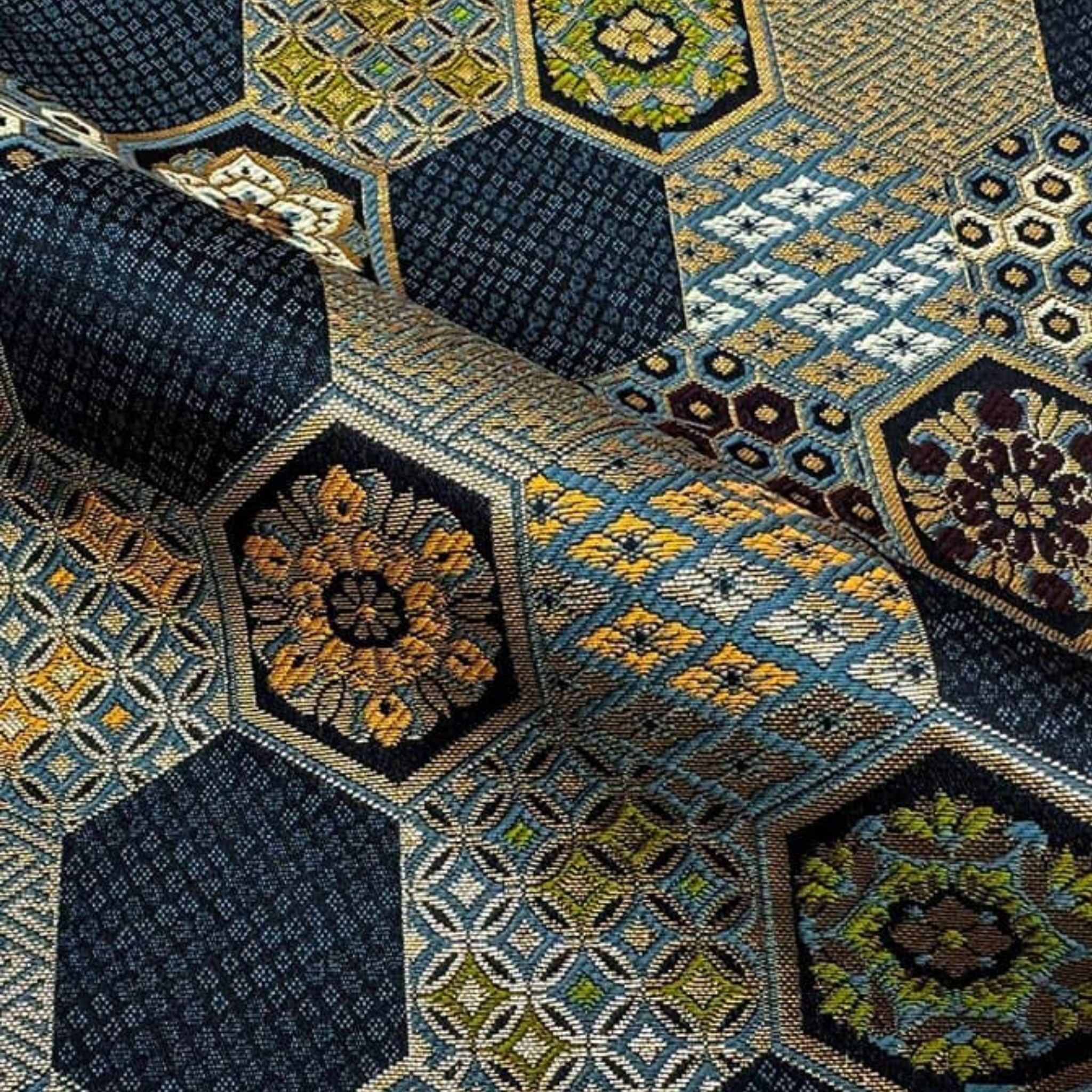 Floral Tortoiseshell Elegance (Navy)