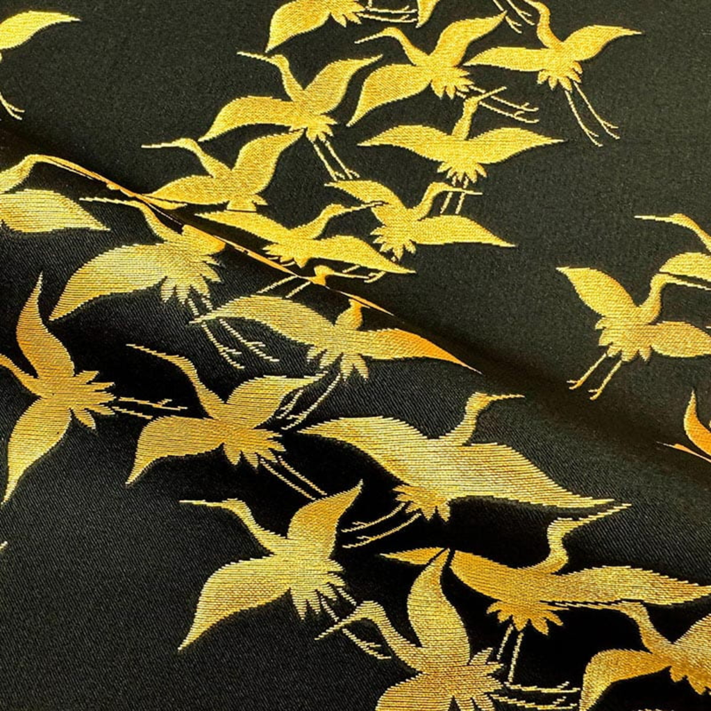 Flight of Auspicious Cranes (Black)