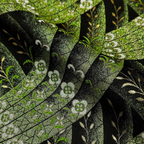 Luminous Floral Stream (Green)