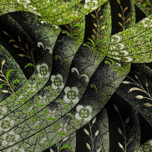 Luminous Floral Stream (Green)