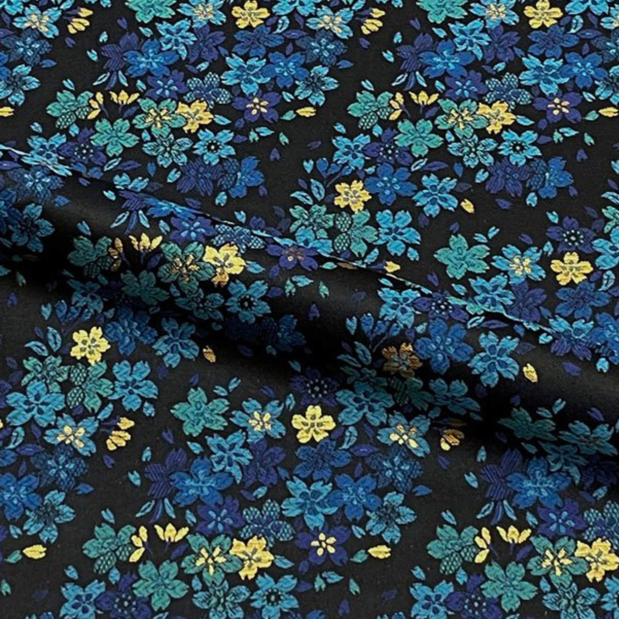 Night Cherry Blossoms (Blue)