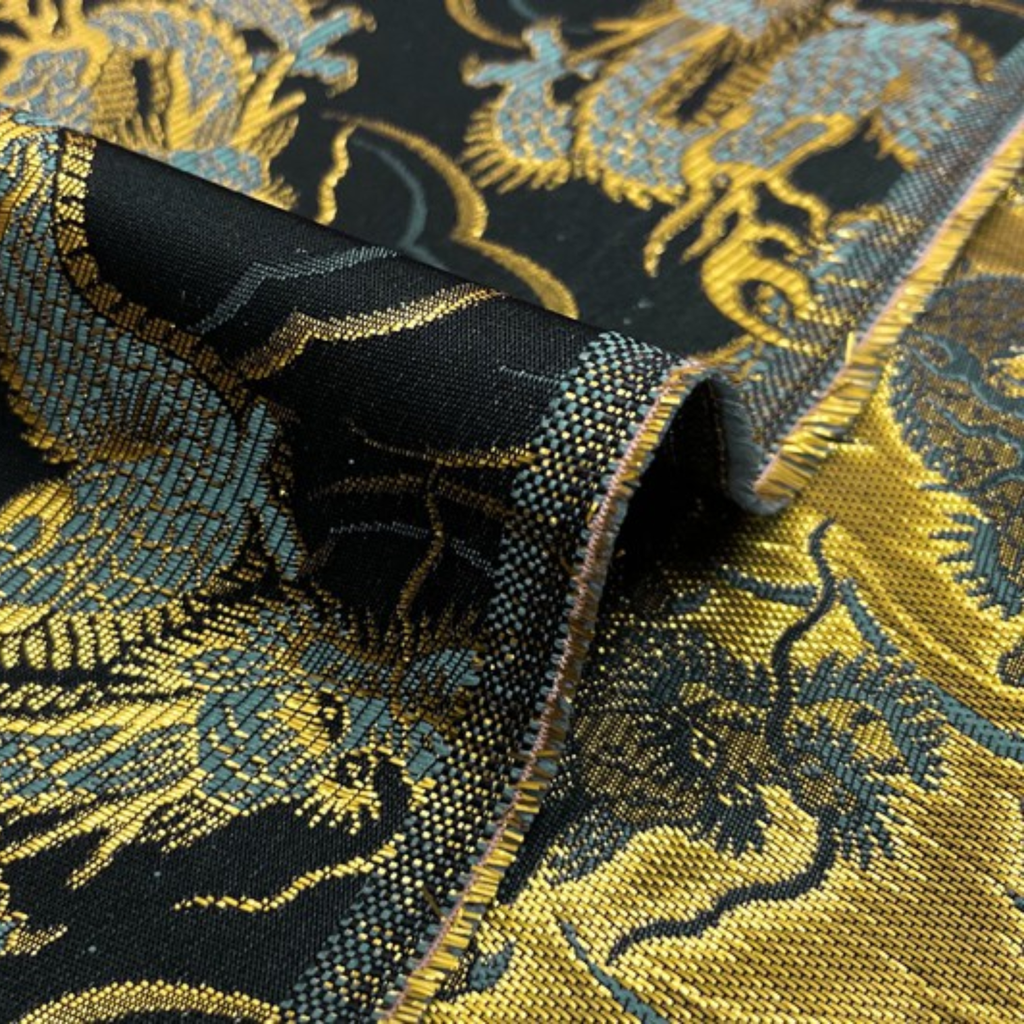 Flying Blue Dragon Motif