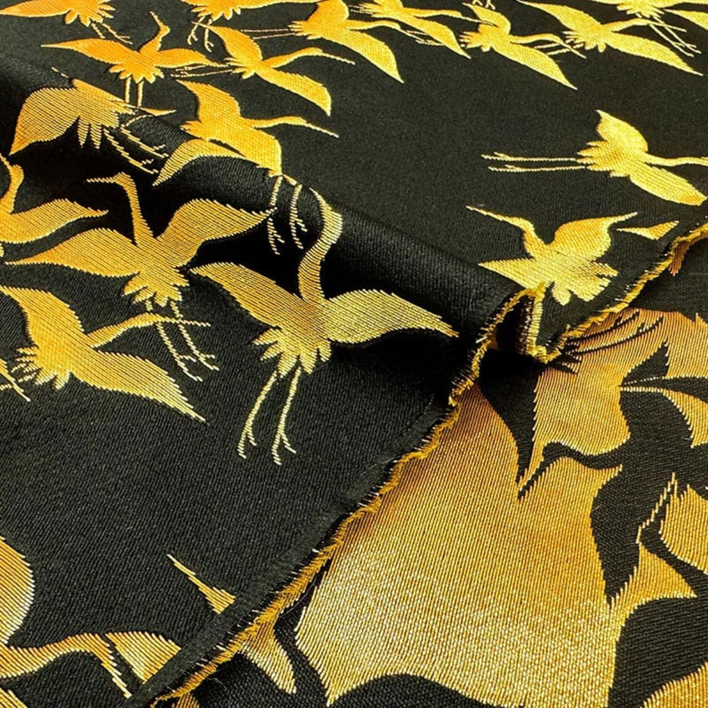 Flight of Auspicious Cranes (Black)