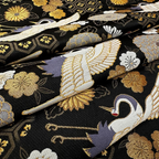 Crane and Tortoiseshell Brocade