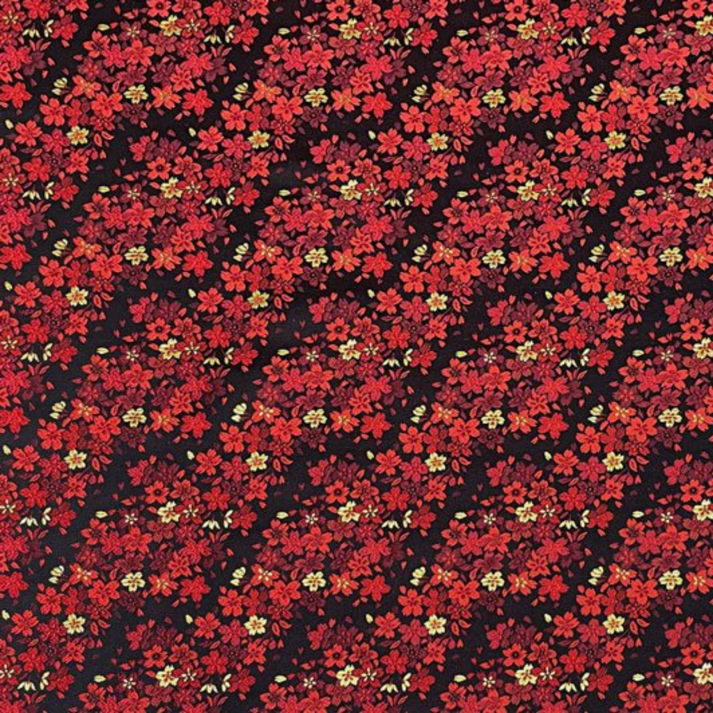 Night Cherry Blossoms (Red)