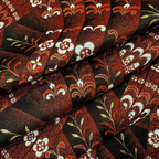 Luminous Floral Stream (Red)