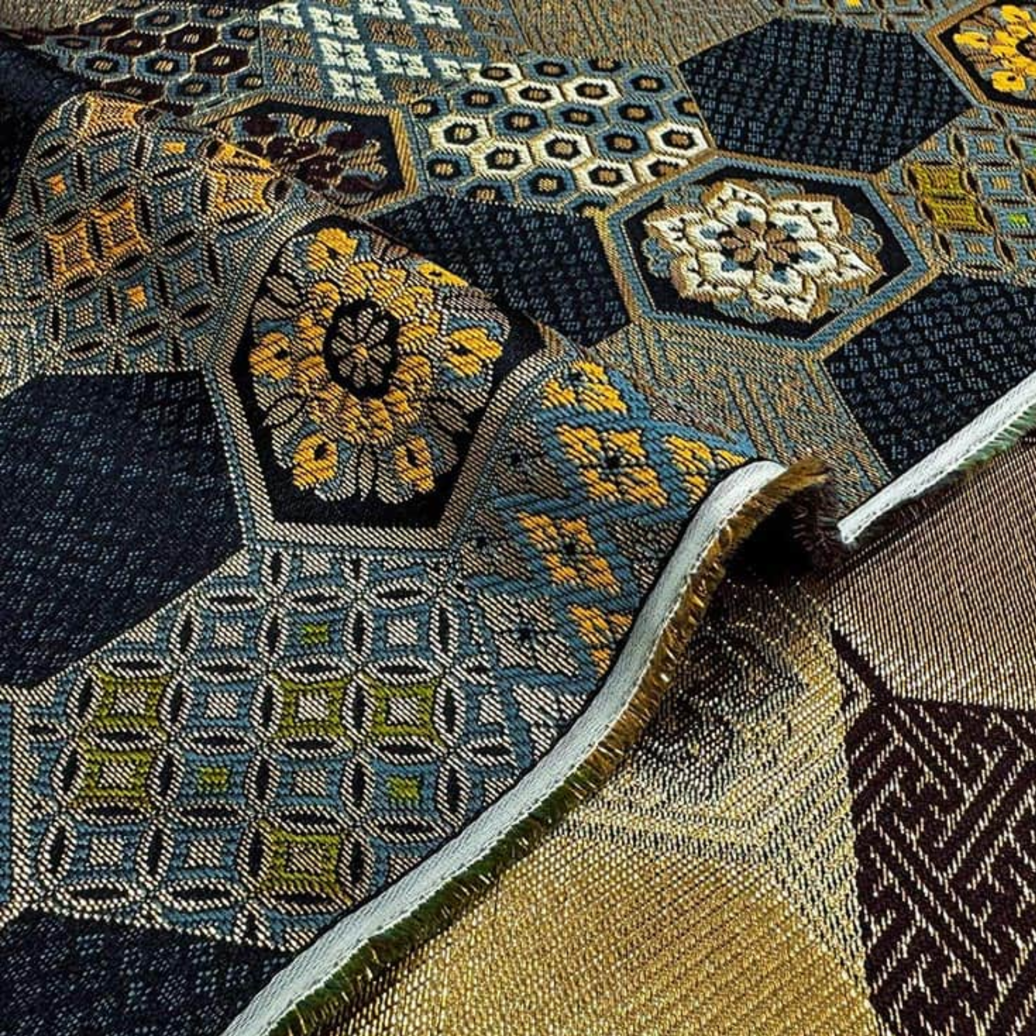 Floral Tortoiseshell Elegance (Navy)