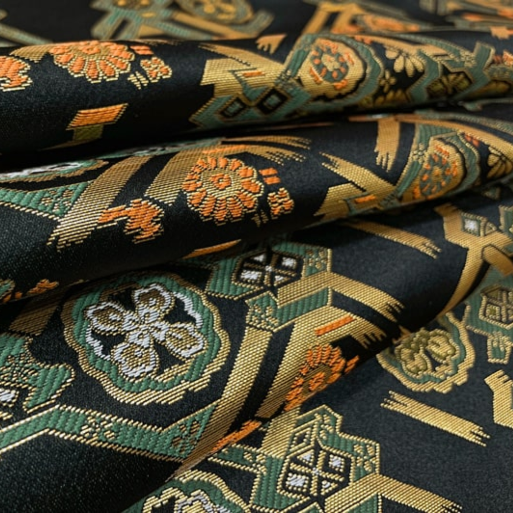 Floral Cypress Lattice Brocade