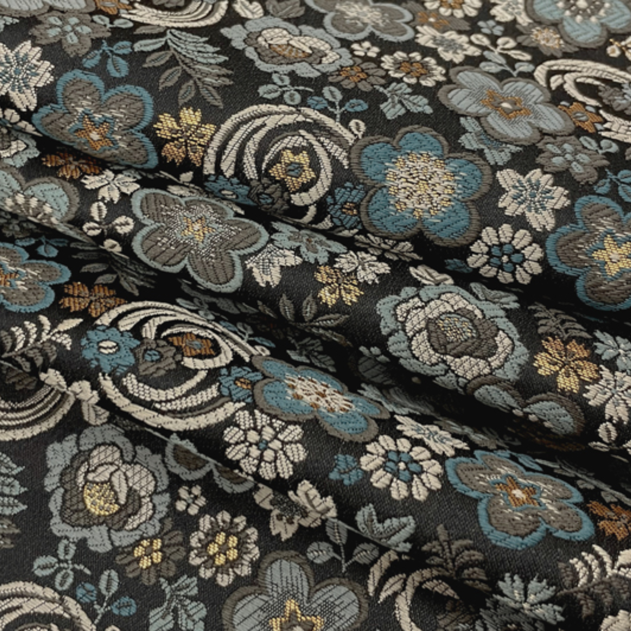 Floral Medallion with Small Blossoms