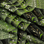 Luminous Floral Stream (Green)