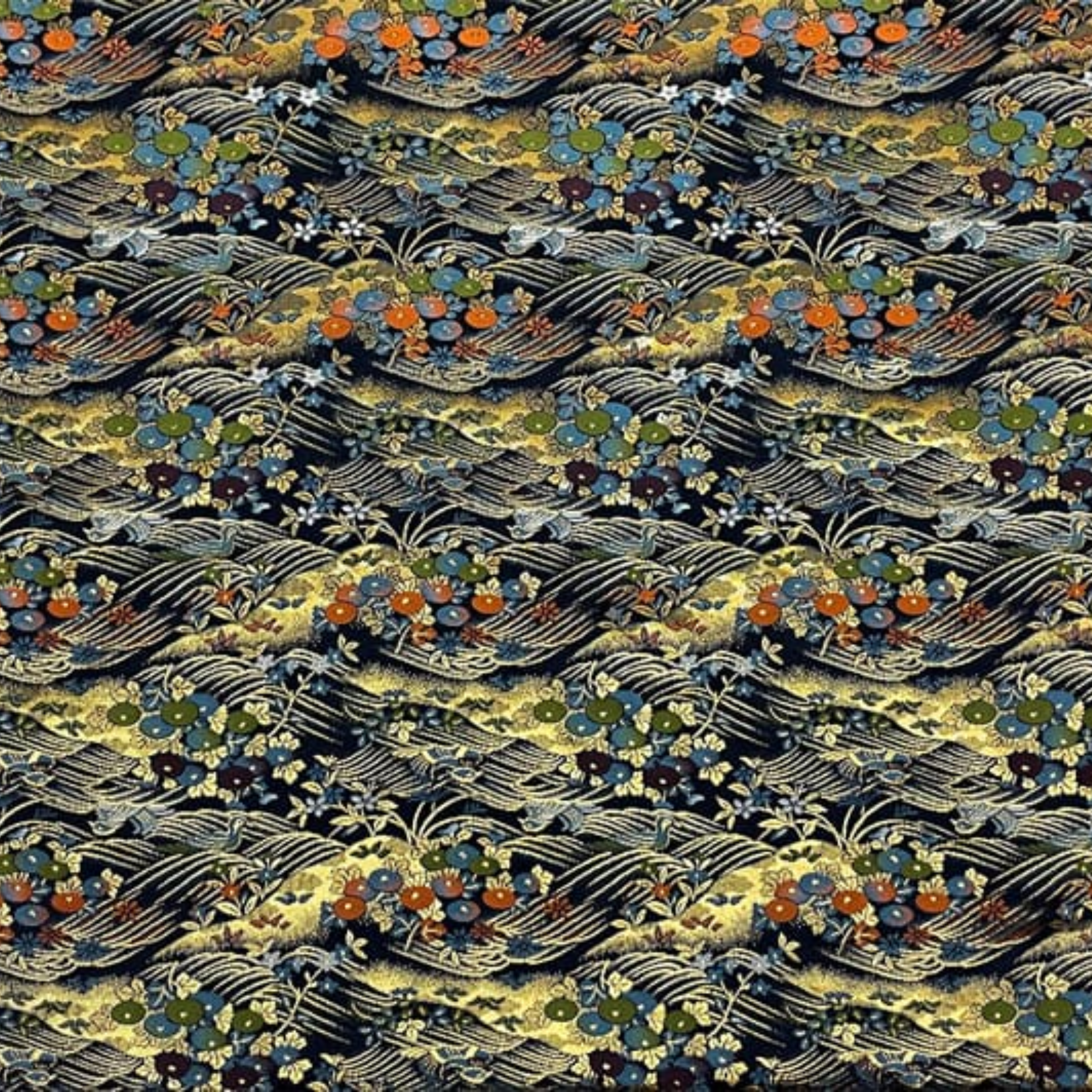 Ducks on Waves (Navy)