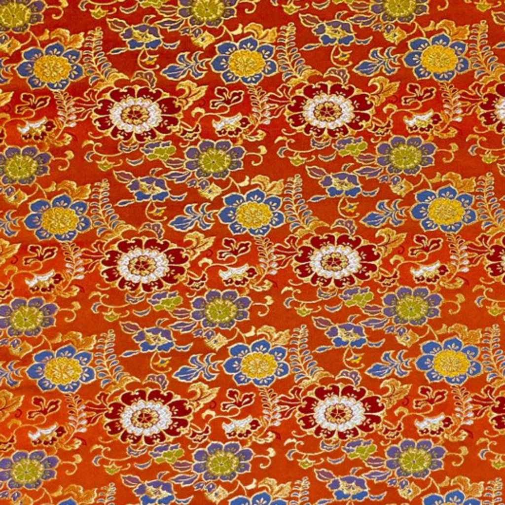 Wisteria on Floral Motif
