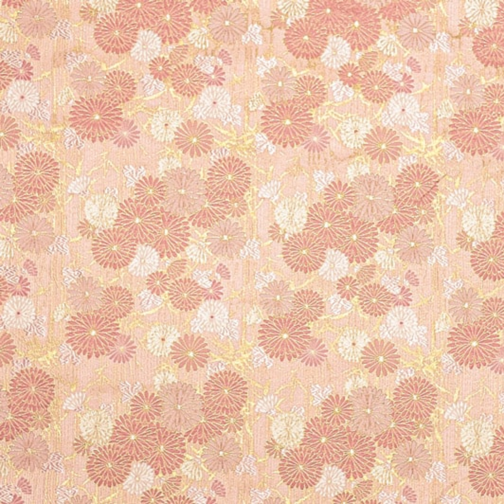 Chrysanthemum & Bamboo Grass Motif