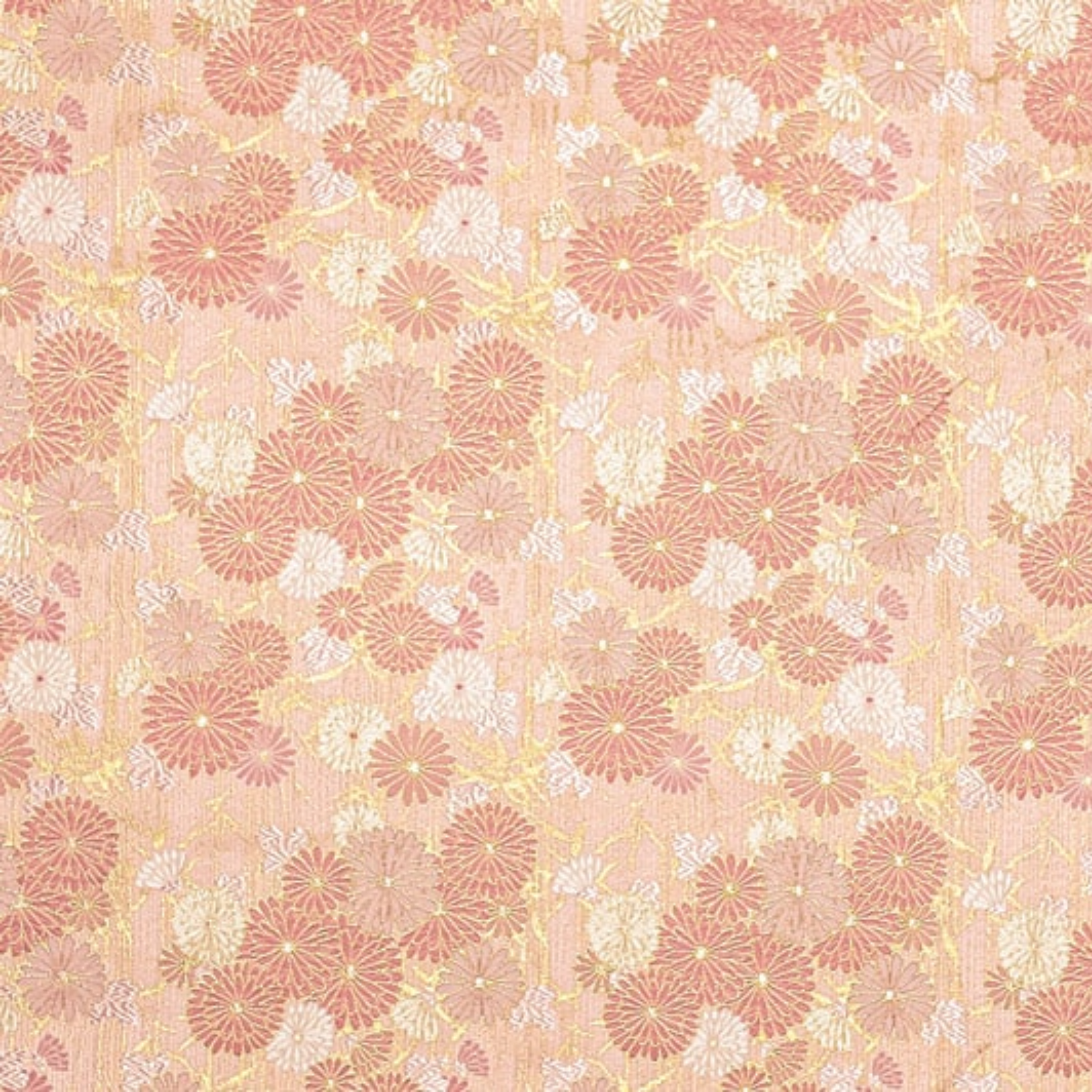 Chrysanthemum & Bamboo Grass Motif