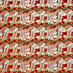 Wisteria on Fan Panels Motif