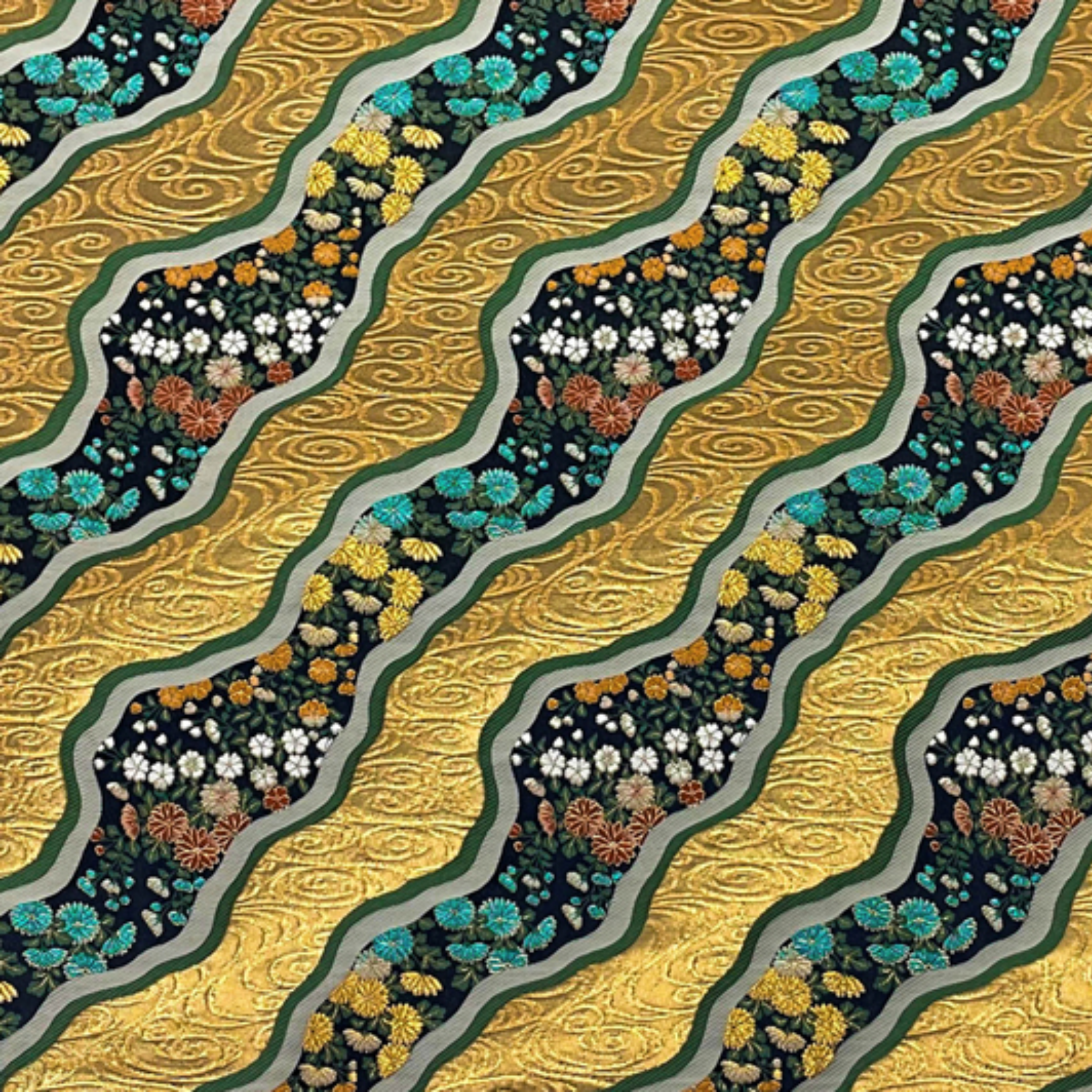 Small Blossoms on Flowing Water