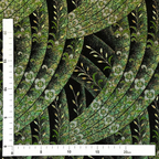 Luminous Floral Stream (Green)