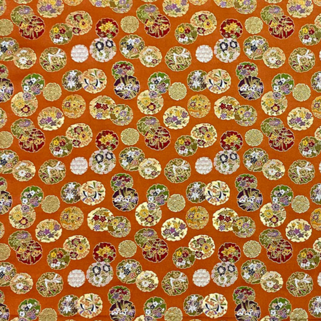 Floral & Grass Motif in Snow Rings