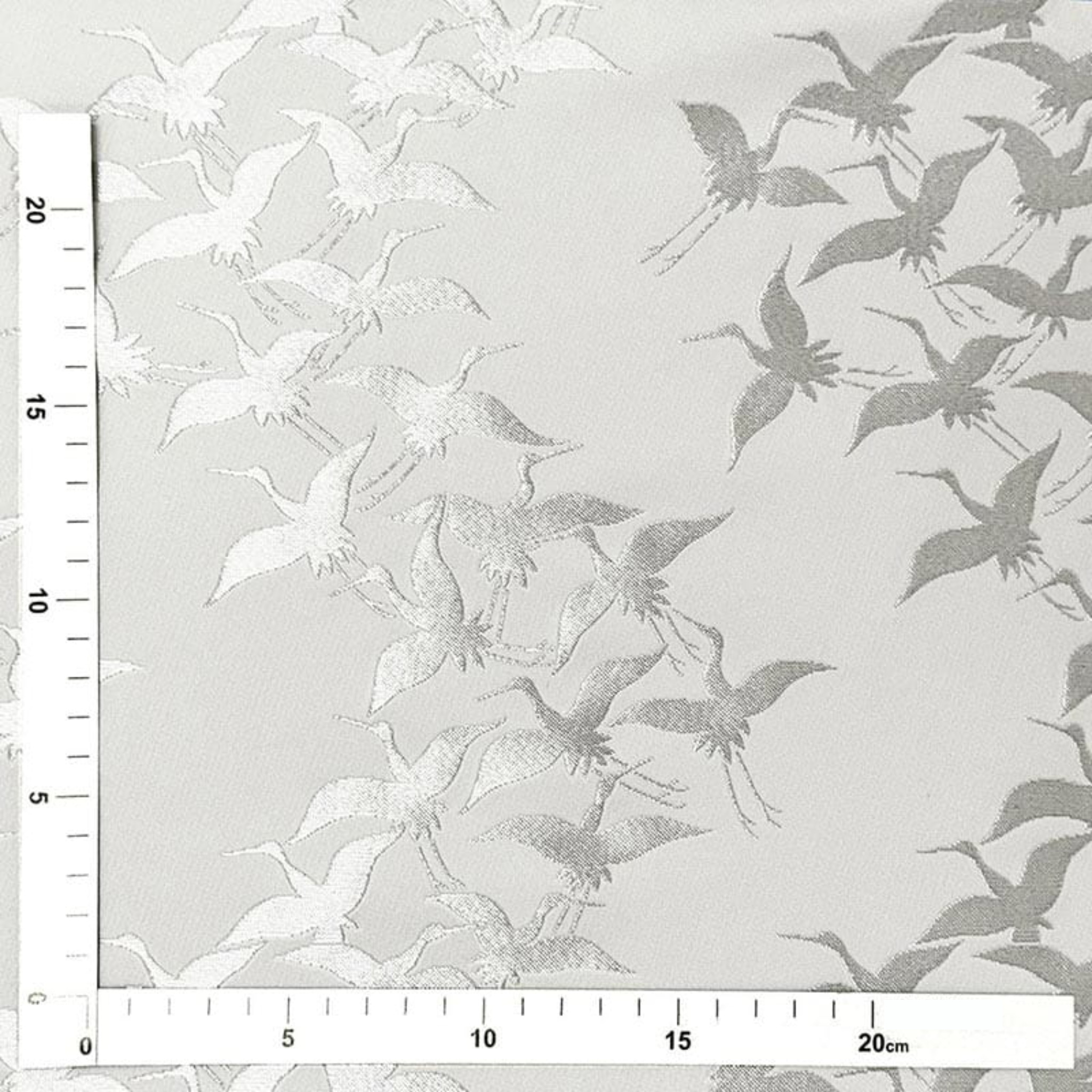 Flight of Auspicious Cranes (White)