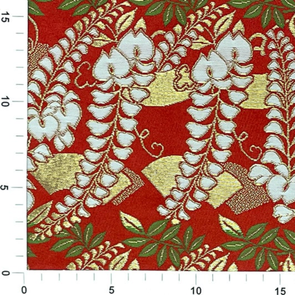 Wisteria on Fan Panels Motif
