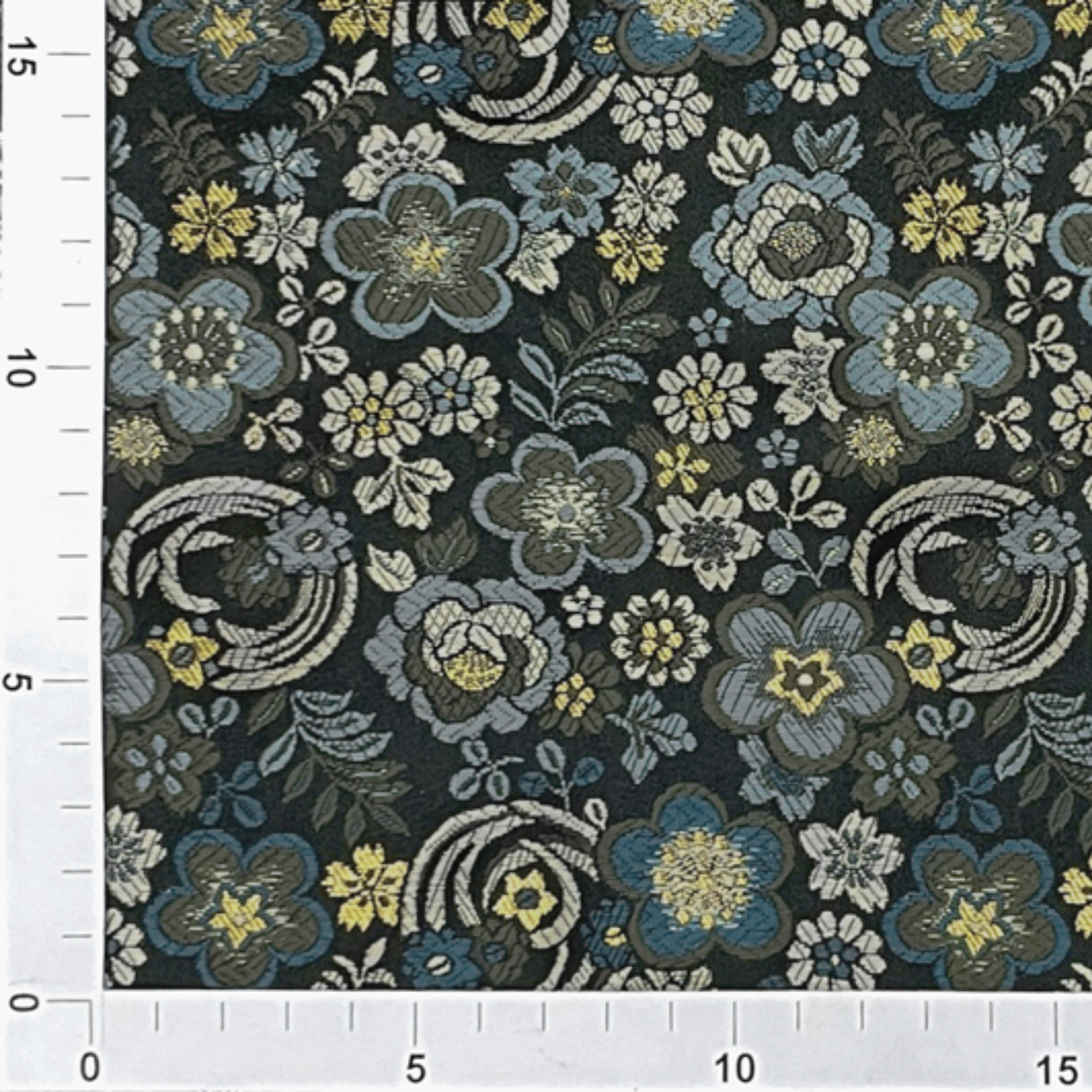 Floral Medallion with Small Blossoms