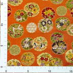Floral & Grass Motif in Snow Rings