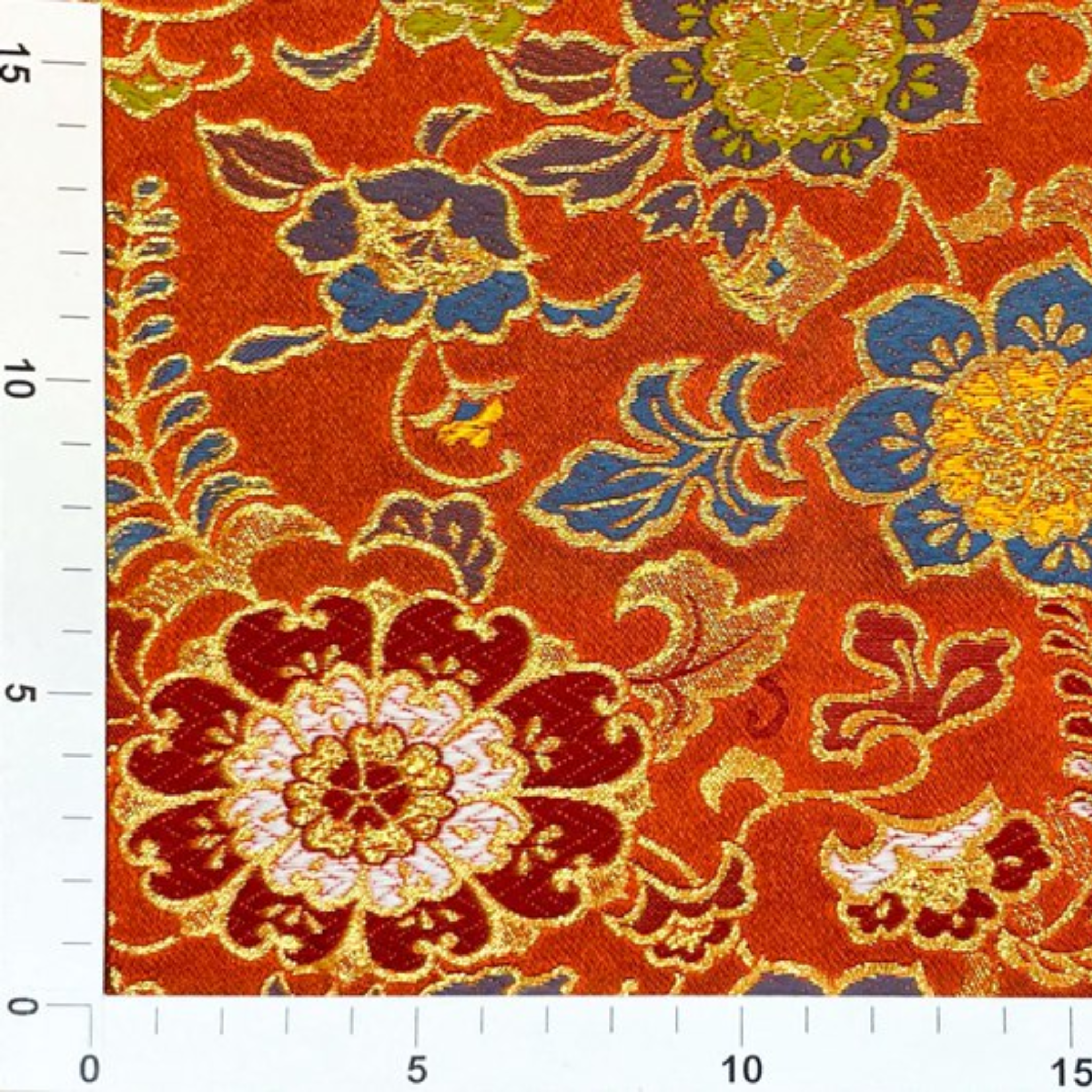 Wisteria on Floral Motif