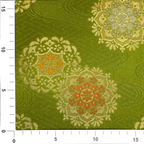 Flowing Water & Floral Motif on Geometric Ground