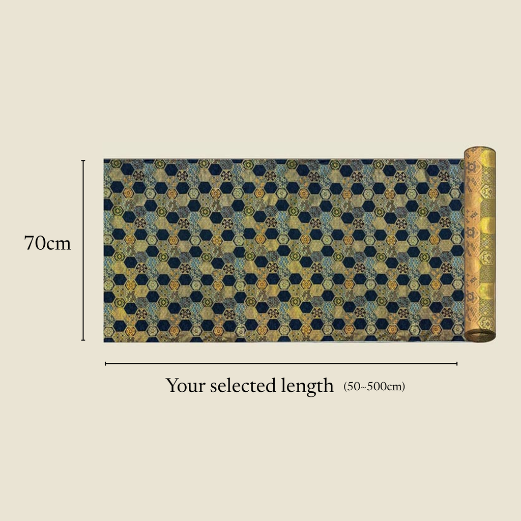 Floral Tortoiseshell Elegance (Navy)